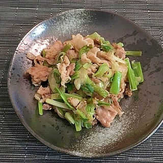 みょうがと豚肉のスタミナ炒め